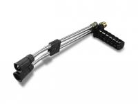 Копьё сдвоенное с регулятором давления 380мм нерж. М22ш без форсунки ВД