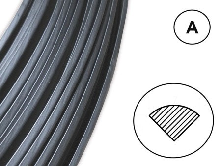 Сварочный пруток ПА черный- профиль А